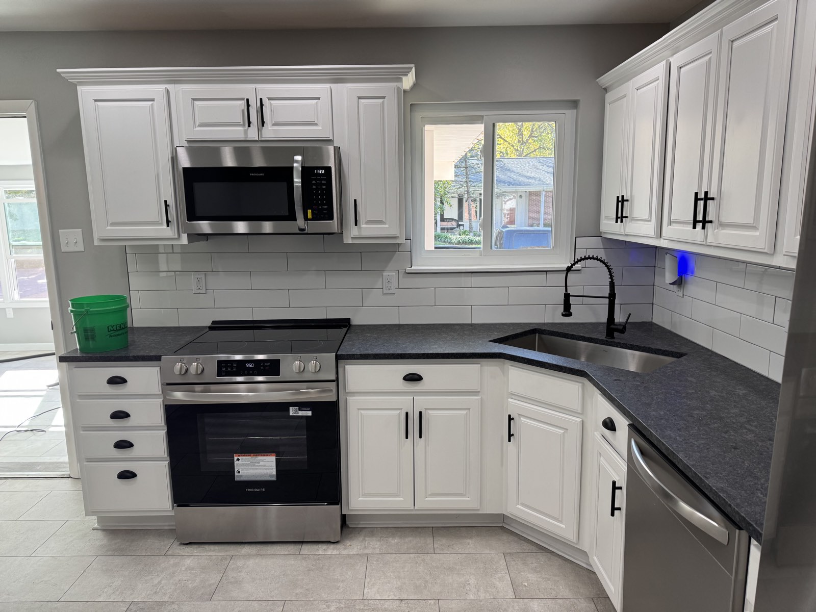 Mid-job at a property in National
